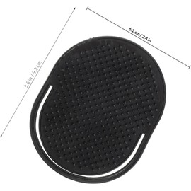 12 Piezas Peine de Masaje para Hombres Negro, Plástico, Portátil