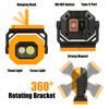 LED Rechargeable Work Light, 1500LM Portable COB Magnetic Lights with