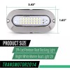 transmotor2014 2Pk 24LED Led Pontoon Boat Docking Light Bright White