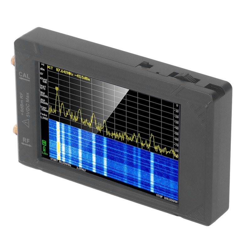 Mini Handheld Spectrum Analyzer 100kHz to 5.3GHz 4in Spectrum Analyzer