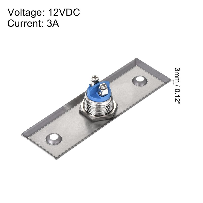 uxcell Push Button Release Switch Door Access Control System Stainless