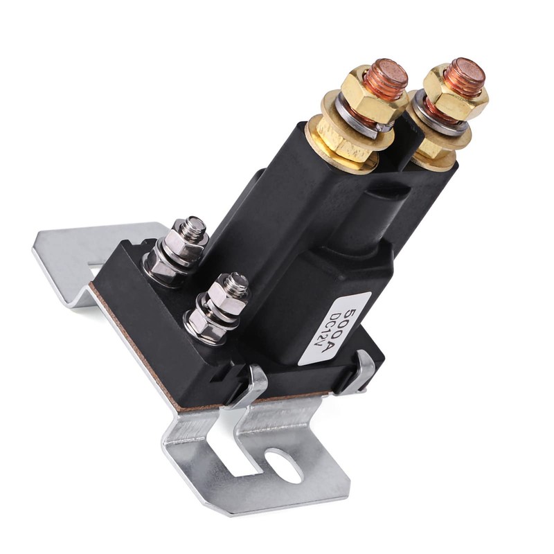 AUNMAS 500A DC 12V Solenoid Relay, High Current Starter Contactor