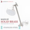 Shower Head Extension Arm by JS Jackson Supplies, Adjustable 10