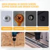 11PCS Screw Extractor Set, Screw Remover and Extractor Bit Set