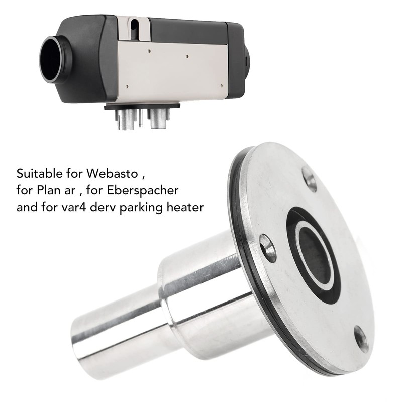 Aramox Stainless Steel Hull Outlet Exhaust Connector Straight Hull Exhaust