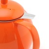 FORLIFE Curve Teapot with Infuser, 24-Ounce, Carrot