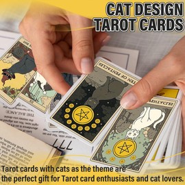 78 Piece Tarot Vintage Sticker Set (Vinyl) Sticker Vintage Tarot Sticker Astrology Vinyl Sticker Set for Scrapbooking Accessories, Bullet Journaling, Guitar, Crafts, etc