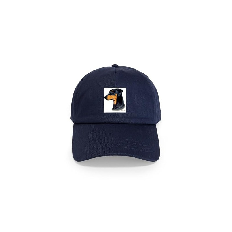 CafePress Doberman Cap Unique Adjustable Baseball Hat Navy