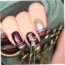 Healeved 2pcs Vintage Bowknot Nail Studs for Manicure DIY Charming Nail Art Charms Elegant Design for Creative Decoration and Personal Style