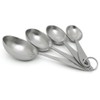 Lindy's MPC4 4-Piece Stainless Steel Measuring Scoop Set,Silver, 9 inches