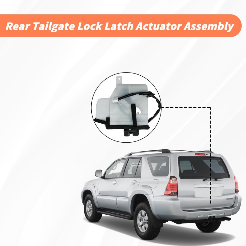 Blycorul Rear Tailgate Lock Latch Actuator Assembly Compatible with Toyota