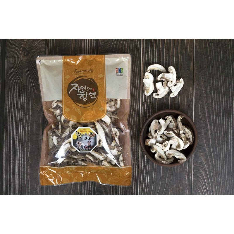HELLO KFOOD 100% Korean Oak-Grown Dried Shiitake Mushrooms 한국산 건표고