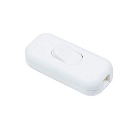 Double Pole in-line Switch - White
