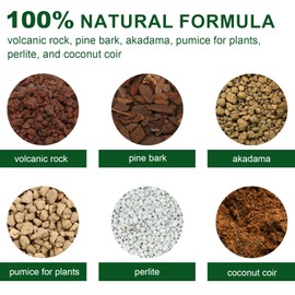 Doter Premium Bonsai Soil Mix with Enhanced Aeration & Drainage 10qt - Professional Grade Potting Soil for Bonsai Pots