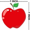 Apple Shape Stickers 1 Inch Mini Apples for Teachers Reward
