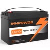 MHPOWOS 12V 100Ah LiFePO4 Battery 100A BMS Rechargeable Lithium Battery