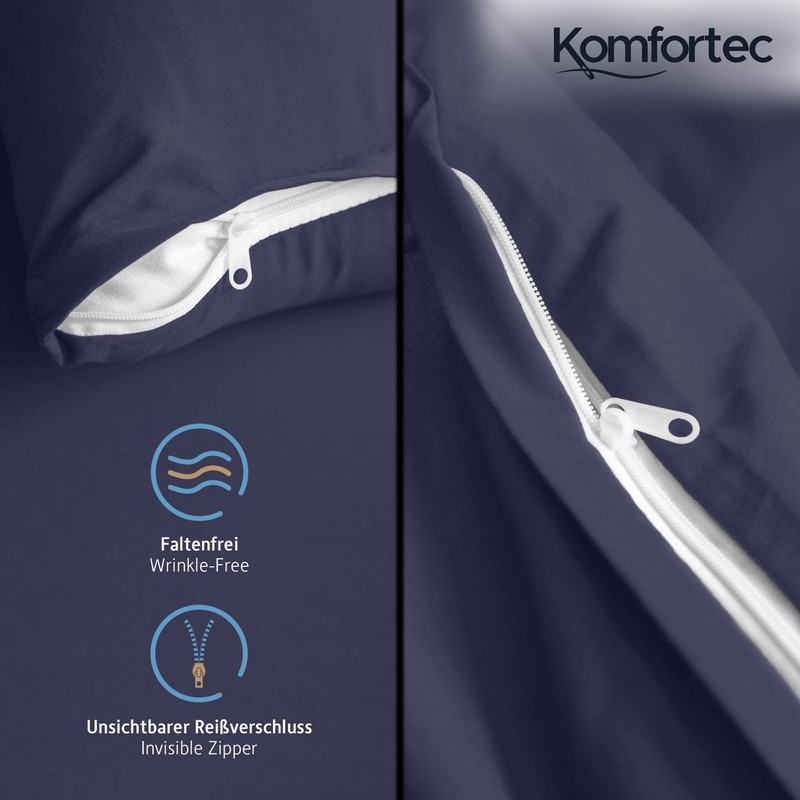 Komfortec Premium Bed Linen 135 x 200 cm with 1