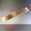 Black Box Buzz Brass Door and Room Plate, STAFF ONLY,