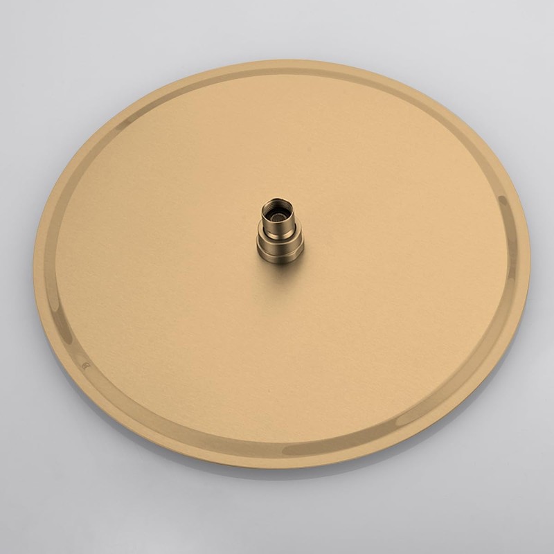 BSTIIU Gold Rain Shower Head, 16 Inch High Pressure Shower