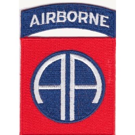 82nd Airborne Iron-on Embroidered Patch