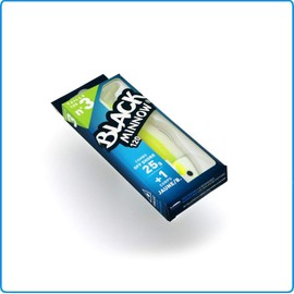 Fiiish Black Minnow 120mm Combo (Rigged and Ready) 25g Fluo Yellow Off Shore Head + Fluo Yellow Body