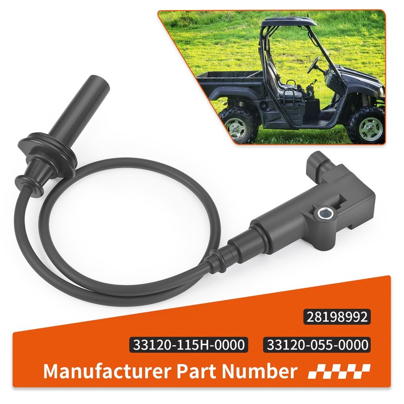 Ignition Coil & Spark plug Wire Cap For Hisun MSU