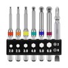 OIENNI Ball Point Hex Bit Set, 7 Pieces, 2.6 inches