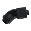 Alphacool HF 13/10 Screw-On Sleeve 45° Rotatable G1/4 Deep Black