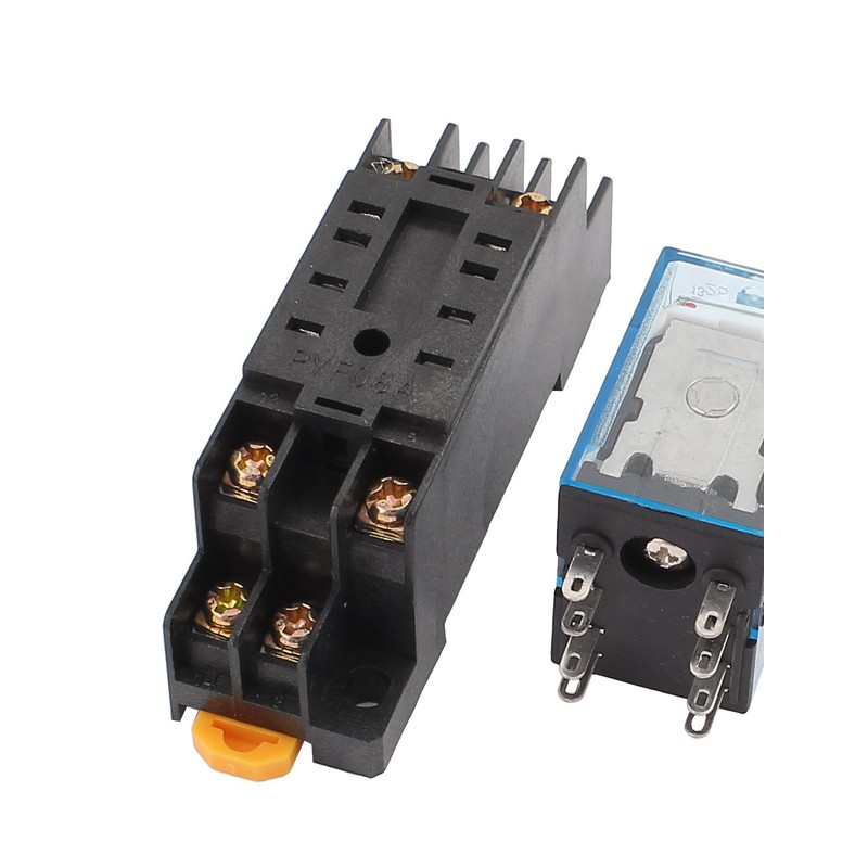uxcell 6 Pcs AC 110/120V 5A Coil 5mm DIN Rail