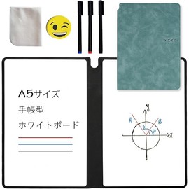 ZiSyouMa Dry Erase Board A5 Notebook Portable Meeting Board Easy to Write and Erase Small Desk Message Board Foldable Whiteboard for Drawing Study Meeting Room Home School Memo Children Doodle Office