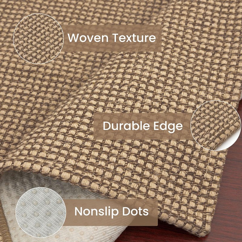 IOHOUZE Washable Runner Rug 2x6 Non Slip Rubber Backed Runners