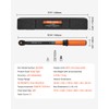 VEVOR 3/8 Inch Drive Torque Wrench, 10-100 ft.lb/13.6-135.6 Nm, Dual-Direction