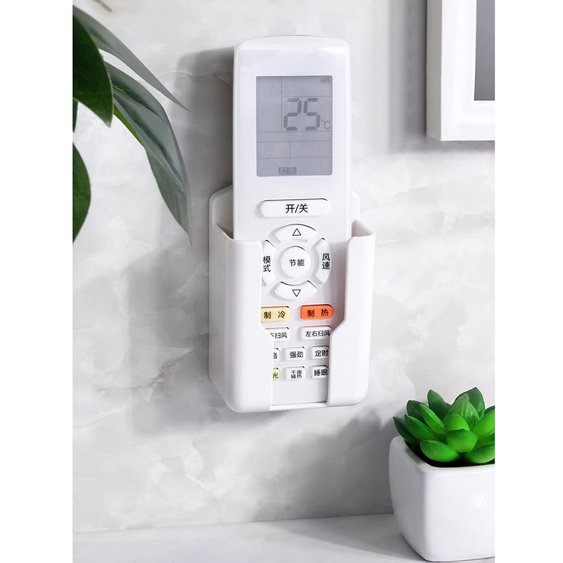 2 Pcs Wall Mount Remote Control Holder Media Player Controller