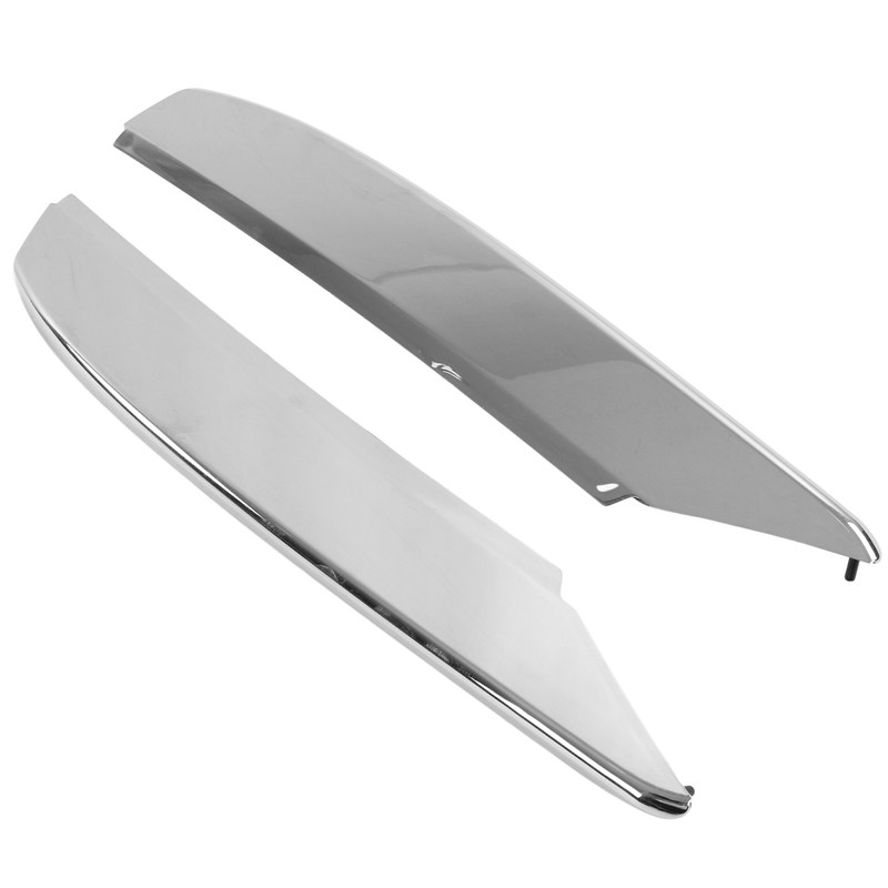 1pair Front Bumper Grille Trim Chrome 673007201 Replacement for Maserati