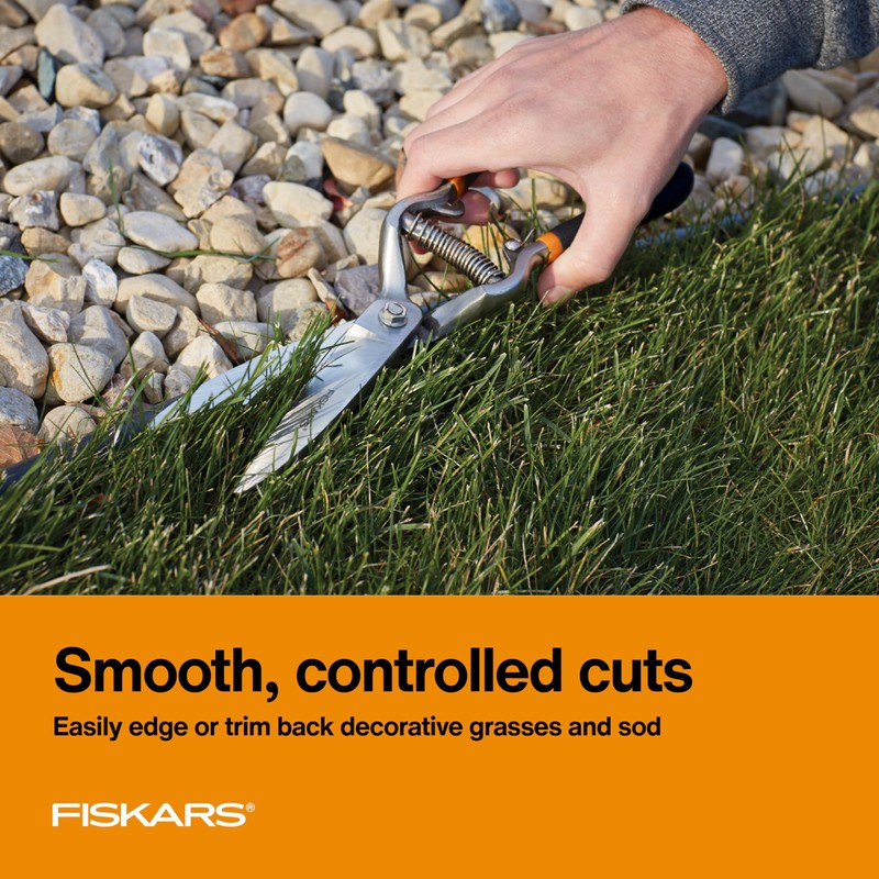 Fiskars 392230-1004 Forged Grass Shears, Black