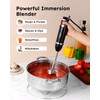 Sangcon 5-in-1 Immersion Blender Handheld with 1000ml Cup, 2-Speed Adjustable
