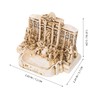 VOSAREA Roman Church Statue Mini Resin Italy Trevi Fountain Figurine