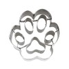 Staedter Embossing Dog Paw Small Cookie Cutter, Silver