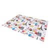 SHOWERORO Waterproof Peva Fabric Tablecloths Painting for Kids France Pattern