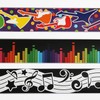 Musical Bulletin Board Borders for Classroom (6 Design, 78 Pieces)
