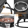 ONLYFIRE OUTDOOR LIVING Propane Gas Fire Pit 22¡±, Portable Smokeless