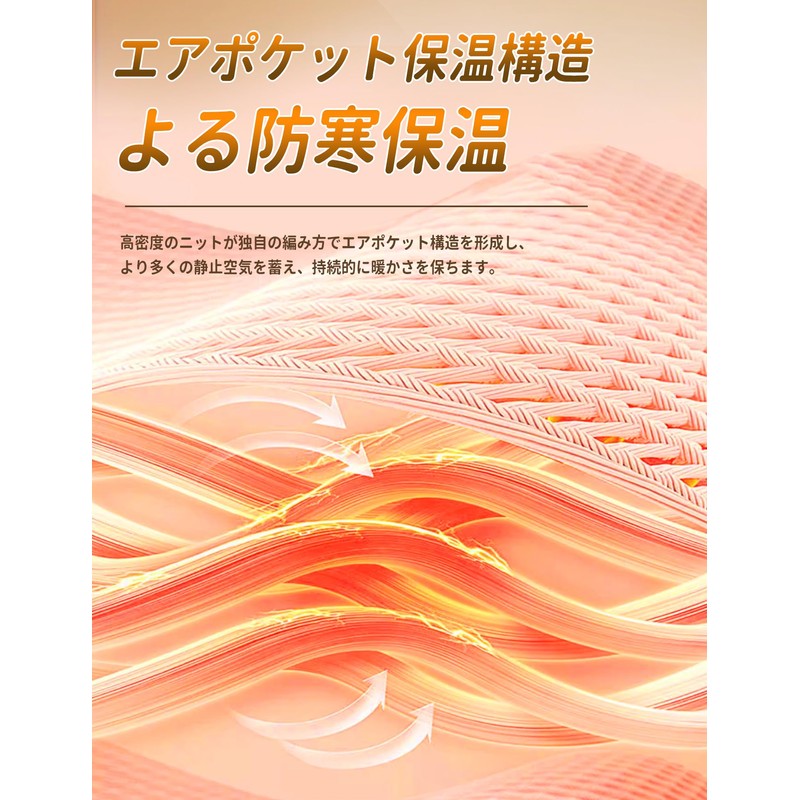 FUSHI & MON Knit Hat, Men's, Winter, Cold Protection, Thick,