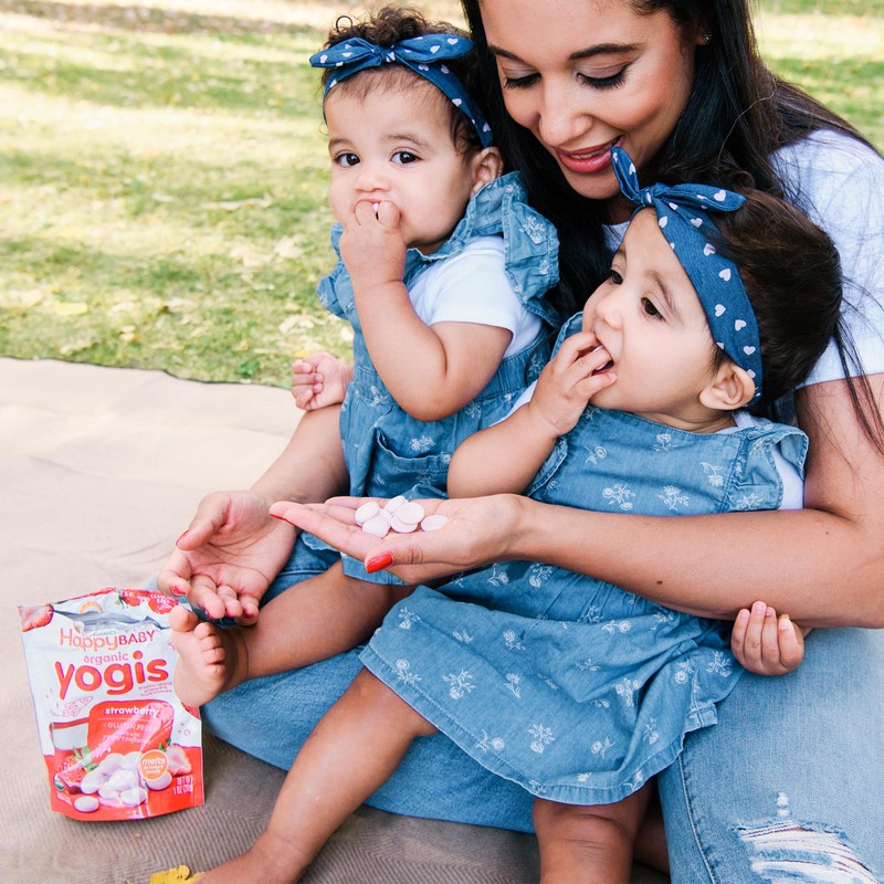 Happy Baby Organic Yogis Freeze-Dried Yogurt & Fruit Snacks, Mixed