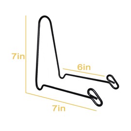 （2 pack)Display Stand Easel Iron Bowl Stands for Display Large Deep Bowls, Platters and Deep Dishes