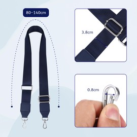 Bag straps for changing wide, carrying strap, shoulder strap for bags, carrying strap bag, strap for shoulder bag, strap, bag strap for change, crossbody backpack buckle, nylon straps, navy