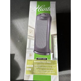 Hunter 30" 1500 W Electric Tower Heater - Black New In Factory Box