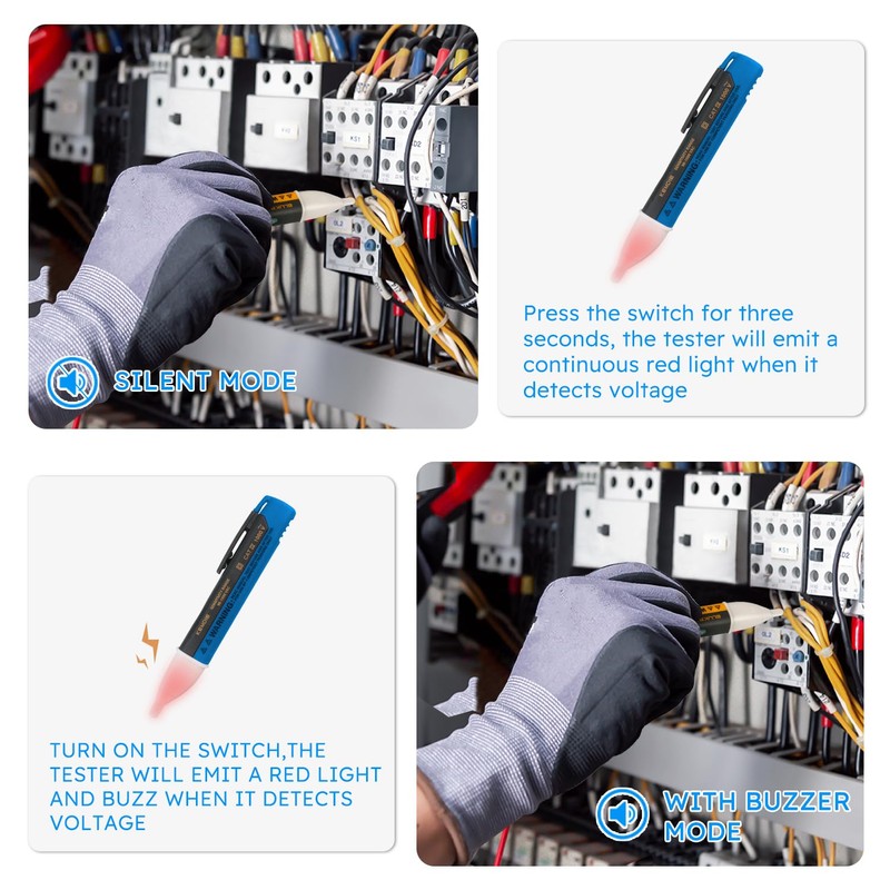 Non-Contact Voltage Tester Pen – Accurate AC Voltage Detection with