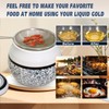 Caylielam Ceramic Bacon Grease Saver with Strainer, 23oz Kitchen Cooking