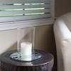 TLLAMP Large Size Hurricane Candle Holder Glass, Glass Cylinder Open