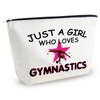 Yoxiumi Gymnastics Gifts Gymnastics Stuff Gymnastic Makeup Bag Gymnastics Bag